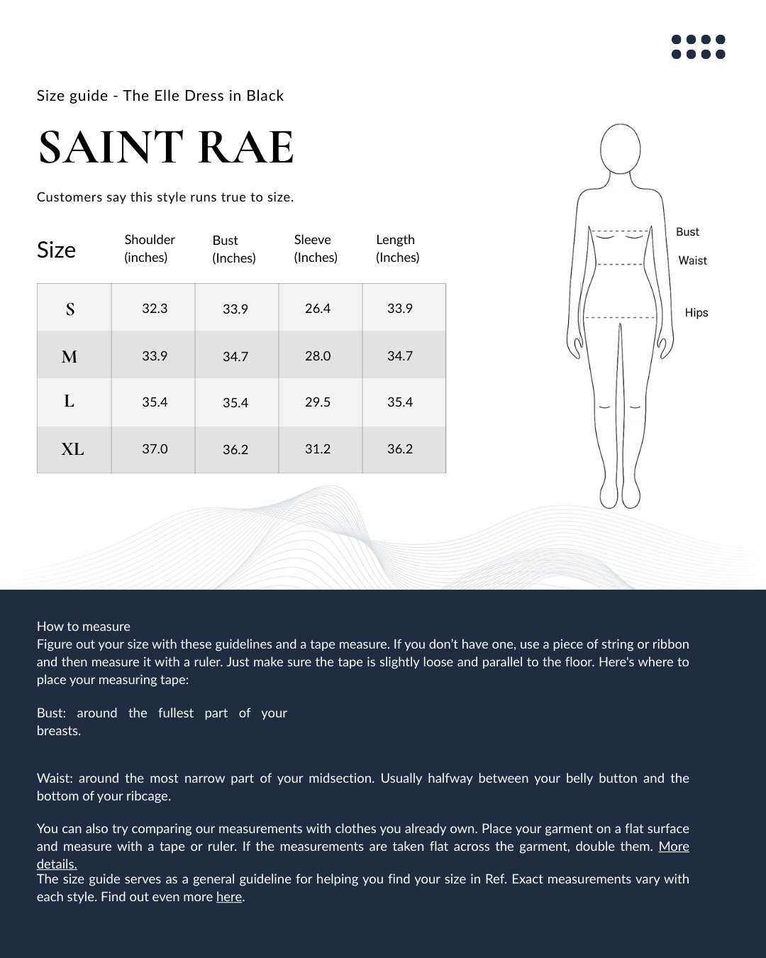 The Elle Dress in Black