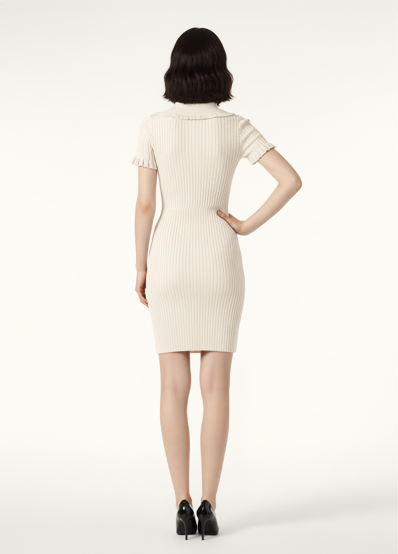 The Madison Short Sleeve Knitted Mini Dress