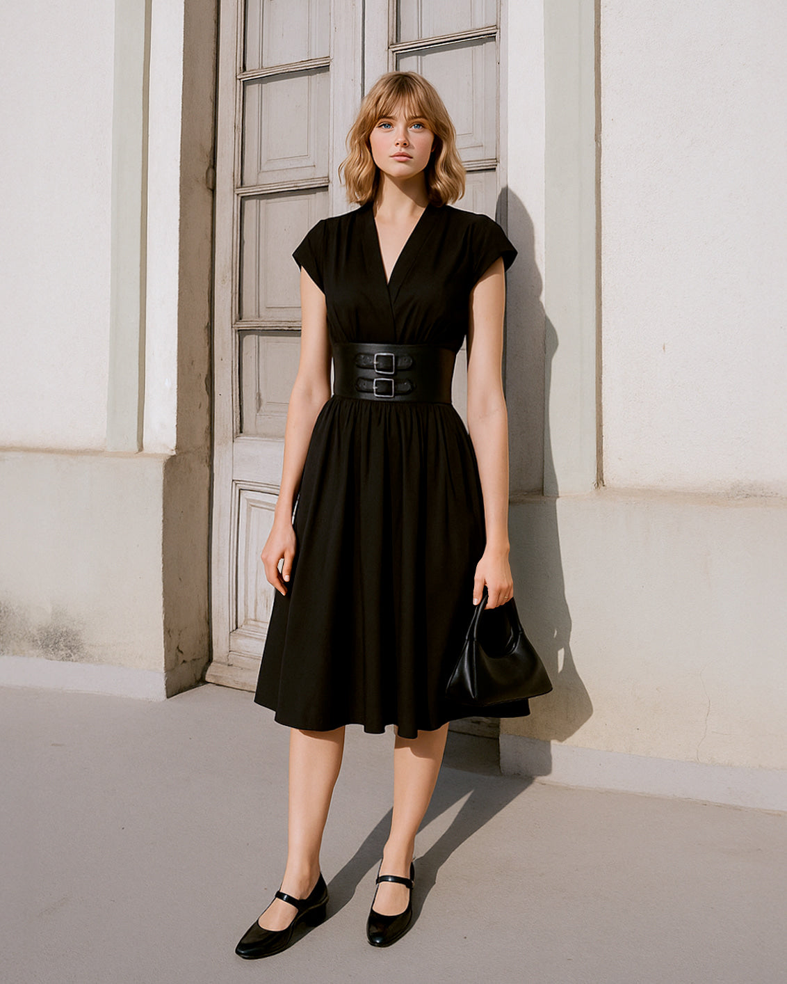 The Astrid Dress in Black